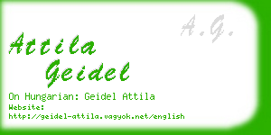attila geidel business card